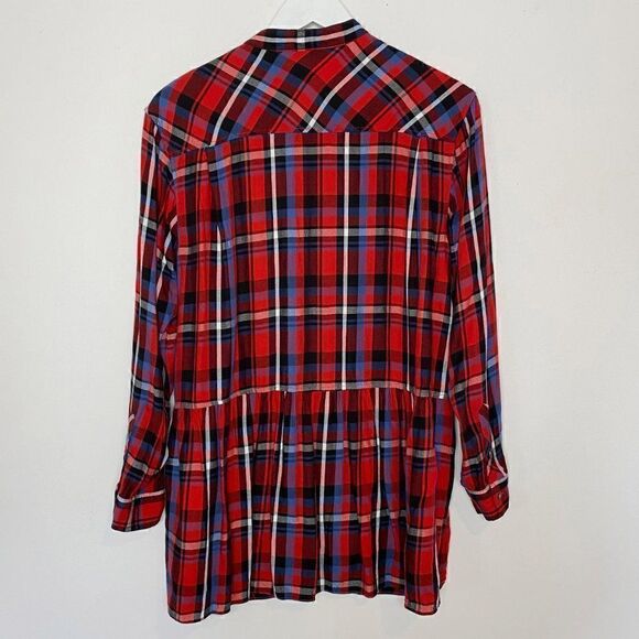 CLEARANCE - Aritzia Wilfred Free Lucy Plaid Long Sleeve Dress - Picture 3 of 8